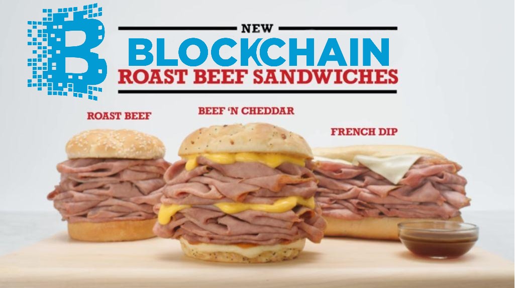 Arby's Introduces Roast Beef & Cheddar with Extra Blockchain