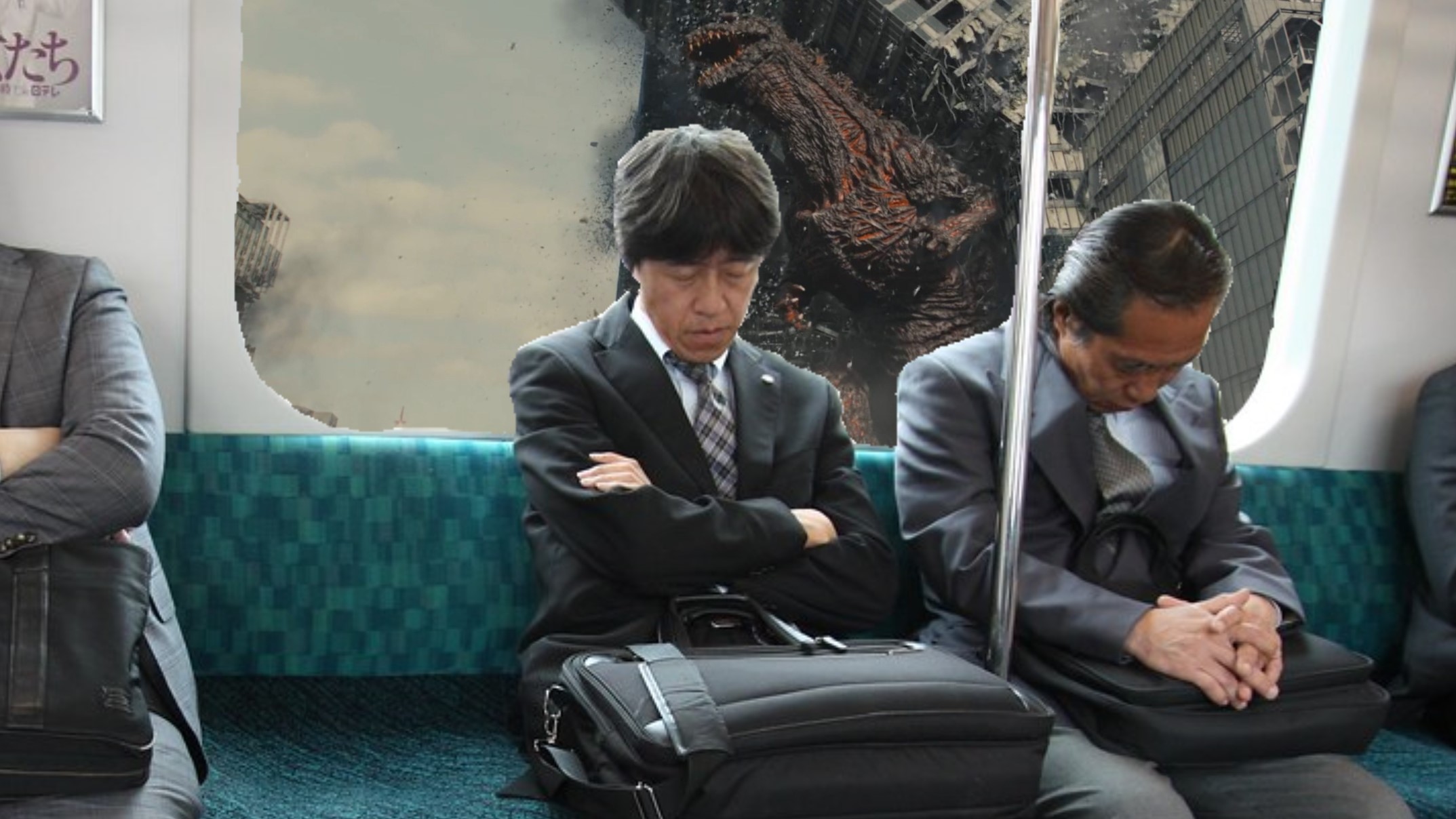 Japanese Salarymen Really Banking on New Godzilla Attack to Break Up the Month